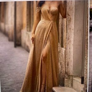 NEVER WORN ALAMOUR THE LABEL GOWN